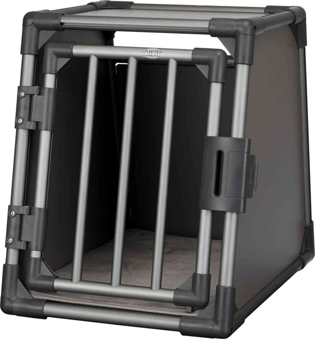 Trixie Transportbox Aluminium, mit Sicherheitsverschluss, S