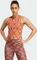 adidas x FARM Rio Trainingstop Crop-Top mystery brown/fox red/easy yellow (Damen) Vorschaubild