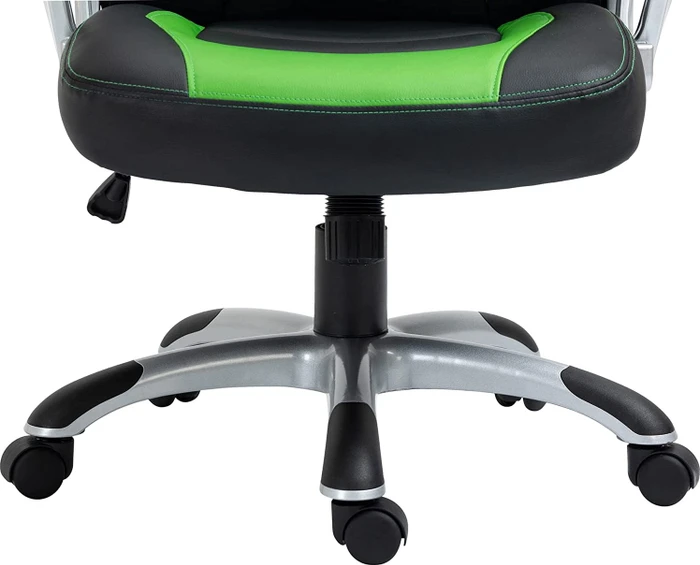 CLP Foxton Kunstleder Gamingstuhl, schwarz/grün