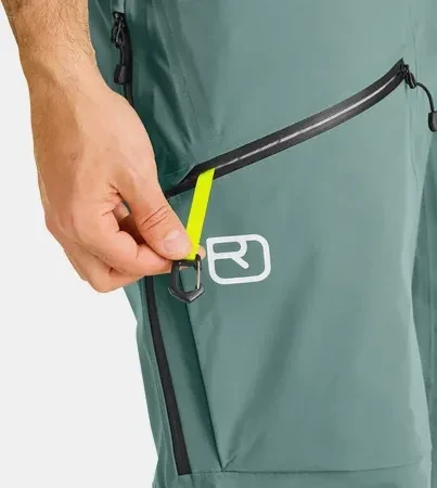 Ortovox 3L Deep Shell Hose lang arctic grey (Herren)