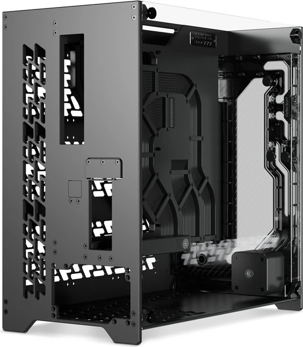 EK Water Blocks EK-Quantum Torsion A60 Black Limited Edition, schwarz, Glasfenster