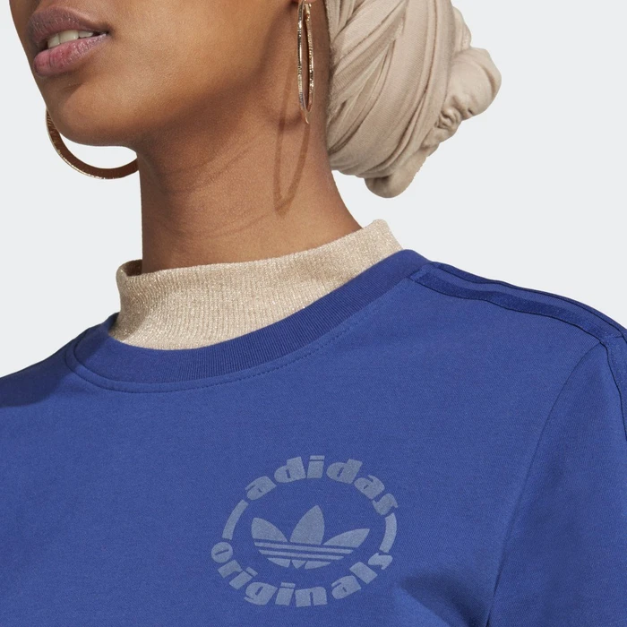adidas Graphic T-Shirt kurzarm victory blue (Damen)