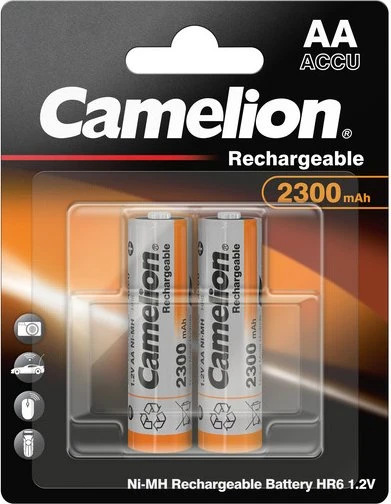 Camelion Rechargeable Mignon AA NiMH 2300mAh, 2er-Pack