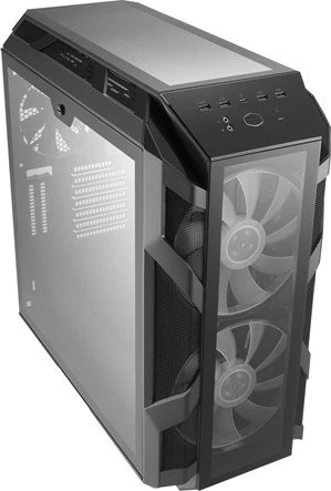 Cooler Master MasterCase H500M, grau, Glasfenster