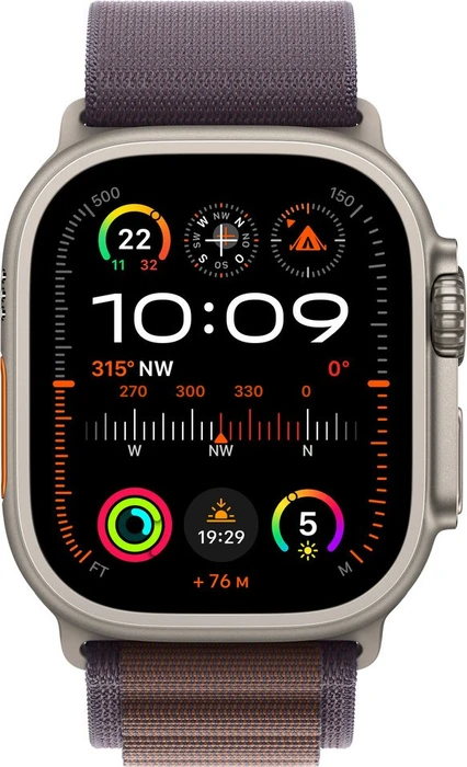 Apple Alpine Loop Medium für Apple Watch Ultra (49mm) indigo