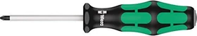 Wera Kraftform Plus Serie 300 355SKPZ Pozidriv Schraubendreher, PZ0x60mm