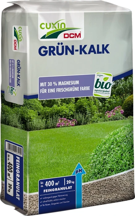 Cuxin DCM Grün-Kalk Rasendünger, 20kg
