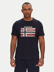 Napapijri Lari T-Shirt kurzarm dark blue (Herren)
