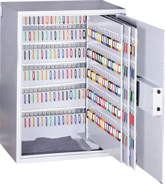 Olympia Olymp GOsafe 50D Schlüsseltresor, grau, Schlüsselschloss/elektronisches Zahlenschloss