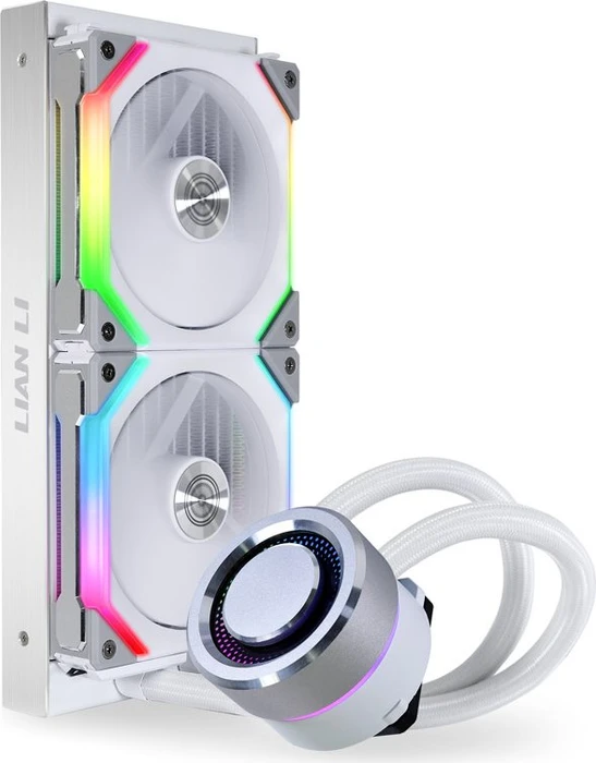 Lian Li Galahad AIO Uni Fan SL Edition 240 White, weiß