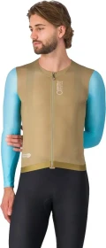 Castelli Corretto Trikot langarm elmwood/neon cobalt/white (Herren)