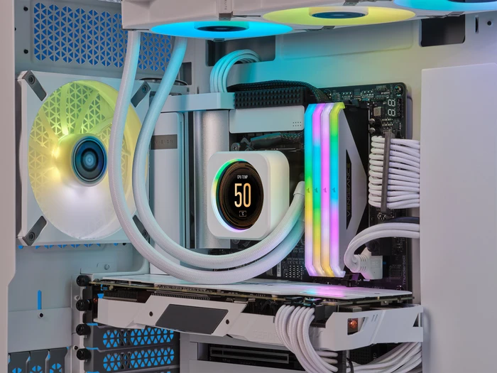 Corsair iCUE Elite LCD CPU-Kühler LCD-Display Upgrade-Kit, White