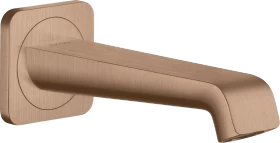 Hansgrohe Citterio E Wannenauslass brushed red gold