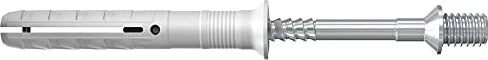 fischer N 6x40/10 S M6 Nageldübel Schrauben/Dübel-Sortiment, 50 Stück