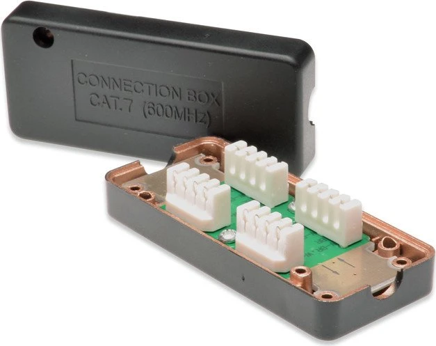 Digitus Professional Verbindungsmodul für Cat7e Kabel Verbindungsmodul, schwarz