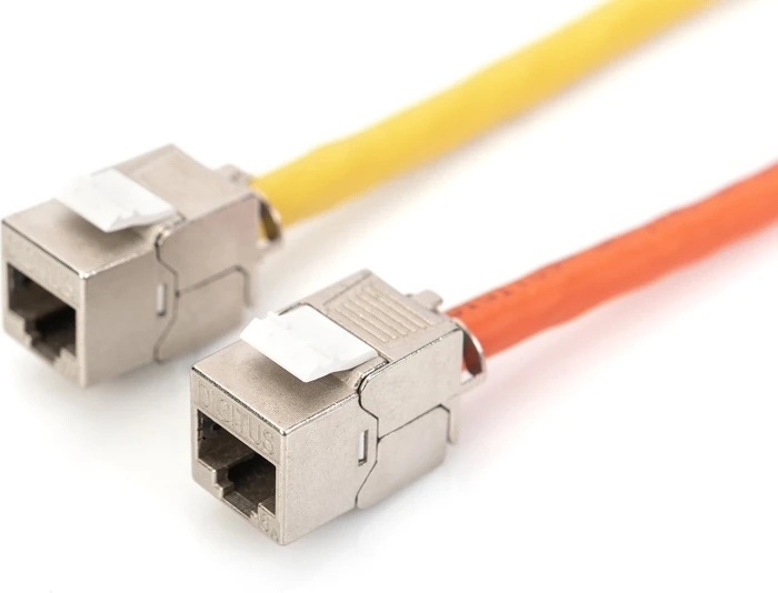 Digitus Keystone Modul RJ-45 Buchse via Verlegekabel Cat6a, 2er-Pack