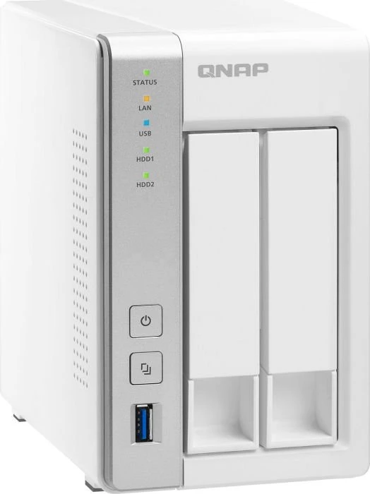 QNAP Turbo Station TS-231, 512MB RAM, 2x RJ-45 1000Base-T, 3x USB-A 3.0