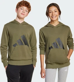 adidas Essentials Hoodie olive strata/black (Junior)