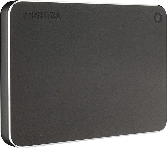 Toshiba Canvio Premium, grau, 1TB, USB 3.0 Micro-B