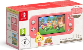 Nintendo Switch Lite - Animal Crossing: New Horizons Melinda Aloha Bundle rosa