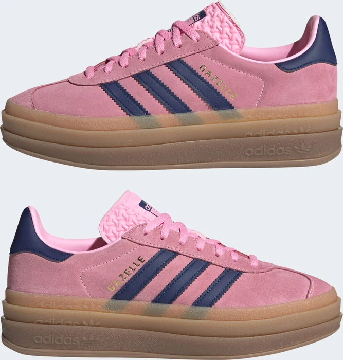 adidas Gazelle Bold pink glow/victory blue/gum (Damen)