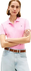 Tommy Hilfiger 1985 Slim Fit Poloshirt kurzarm rose petal (Damen)