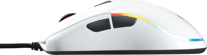 Deltaco RGB Gaming Mouse, weiß glänzend, USB