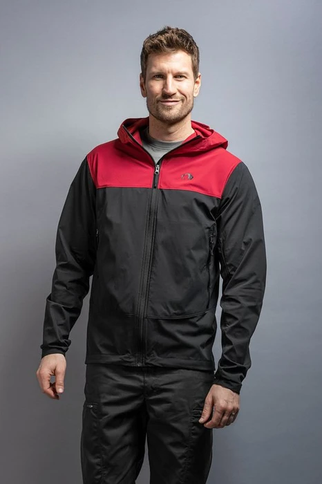 Tatonka Lajus Hooded Funktionsjacke lava red/dark black (Herren)