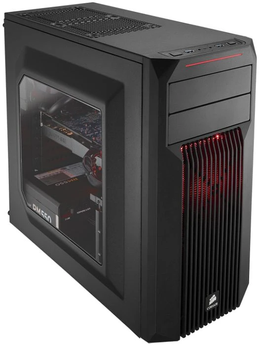 Corsair Carbide Series SPEC-02 rot, Acrylfenster