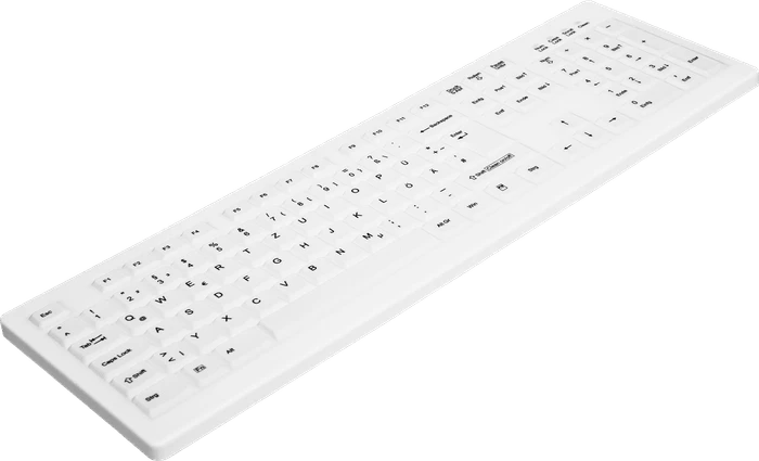 Contour Design Active Key desinfizierbare Funktastatur, vollversiegelt, weiß, USB, CH