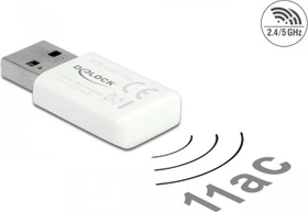 DeLOCK USB 3.0 DualBand Micro Stick, weiß, 2.4GHz/5GHz WLAN, USB-A 3.0 [Stecker] (12770)