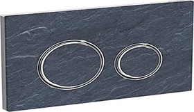Geberit Sigma21 Betätigungsplatte Mustang Schiefer/verchromt