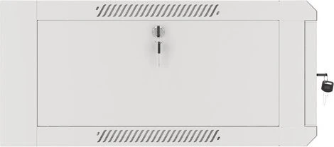 Lanberg WFFA Series 19" Rack Wandschrank 4HE, hängend, Flatpack, Glastür, IP20, RAL 7035, 600mm tief