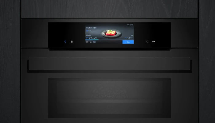 Siemens iQ700 CM978GMM1 Backofen mit Mikrowelle mattschwarz