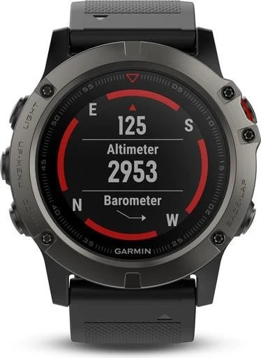 Garmin Fenix 5X grau/schwarz