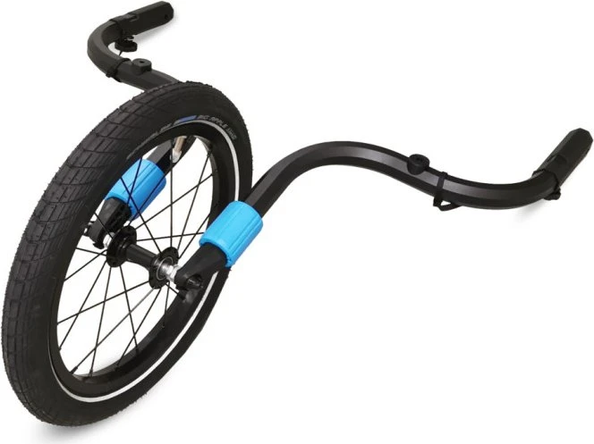 Cube Jogger Kit Double CMPT Fahrradanhänger Set schwarz