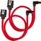 Corsair Premium Sleeved SATA 6Gb/s Kabel rot 0.3m, gewinkelt Vorschaubild