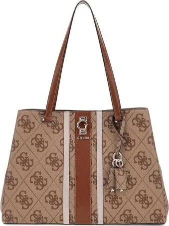 Guess Erenia 4G-Logo Shopper latte logo/brown