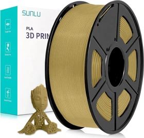 Sunlu PLA, gold, Spule, 1.75mm, 1.00kg