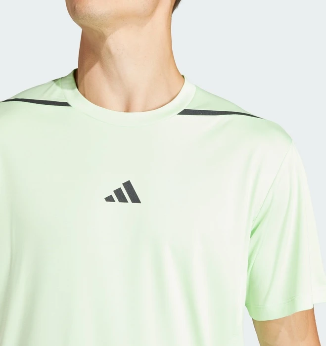 adidas Designed for Training Adistrong Workout Funktionsshirt kurzarm semi green spark/black (Herren)