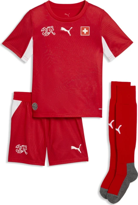 Puma FIFA WM 2026 Schweiz Mini Heimausrüstung kurzarm (Junior)