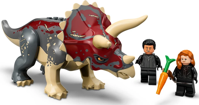 LEGO Jurassic World - Triceratops-Angriff
