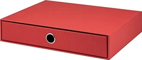 Rössler 1er Schubladenbox, 1 Schublade, A4, rot