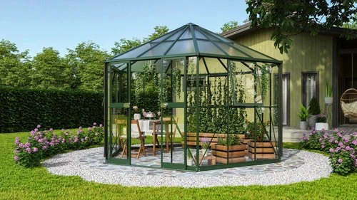 Vitavia Pi 9000 ESG/HKP Gewächshaus smaragd
