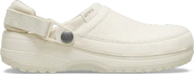 Crocs Classic Crafted Vegan Suede Clog summit white