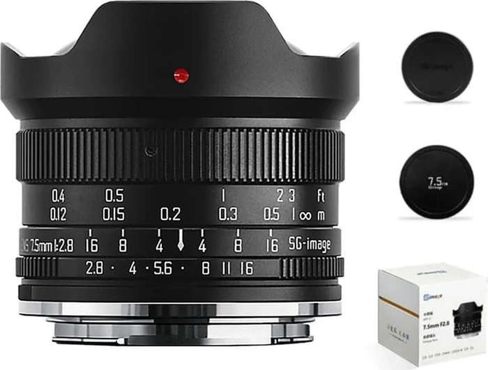 SG-Image MF 7.5mm 2.8 für Sony E schwarz