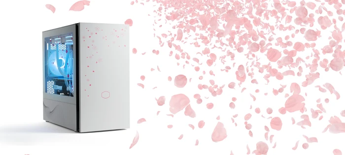 Cooler Master Silencio S400 Sakura Limited Edition, Glasfenster, schallgedämmt