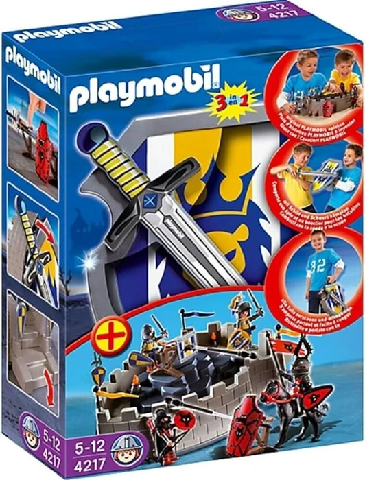 playmobil Knights Mitnehm-Ritterfestung mit Schild und Schwert