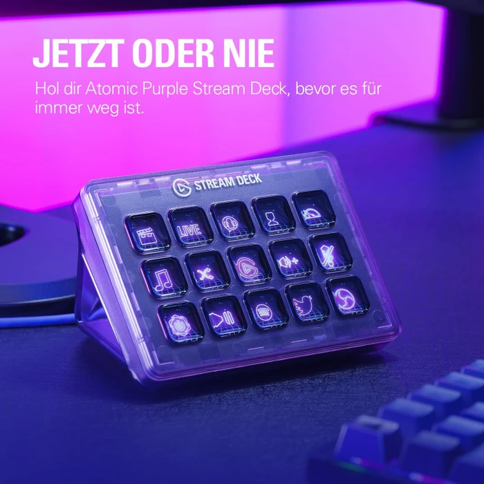 Elgato Stream Deck MK.2 Limited Edition, Atomic Purple, USB-A