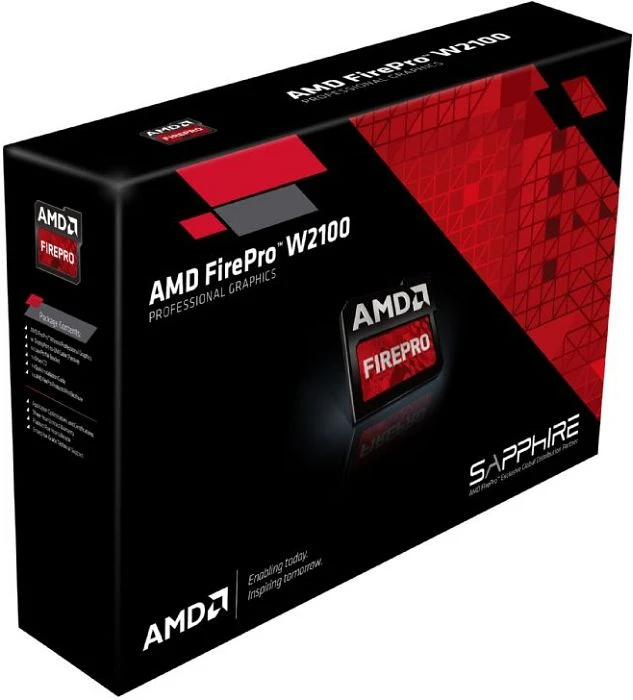 AMD FirePro W2100, 2GB DDR3, 2x DP